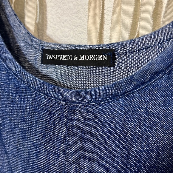 SOLD Tancredi & Morgen Chambray Lightweight Garden Dress O/S - Picture 8 of 9